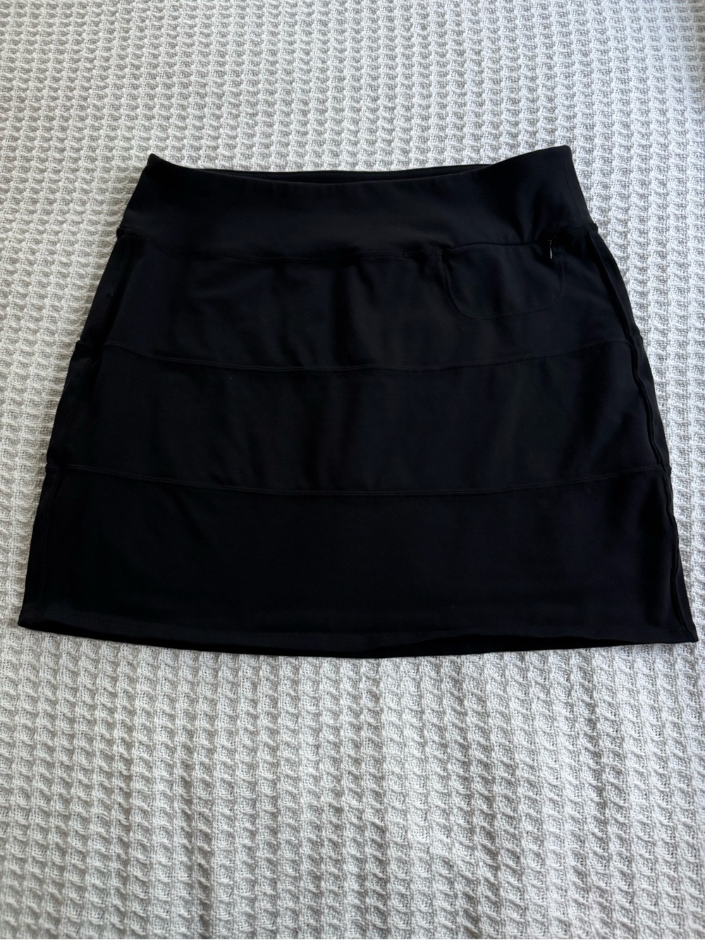 Athleta Black Performance Mini Skirt